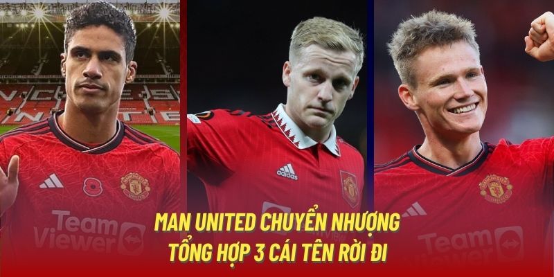 Man United chuyển nhượng: Tổng hợp 3 cái tên rời đi